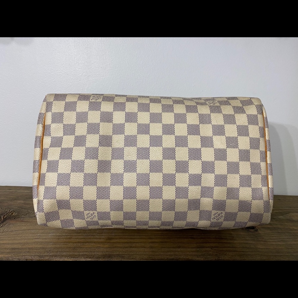 LOUIS VUITTON SPEEDY 30 IN DAMIER AZUR - Picture 8 of 13